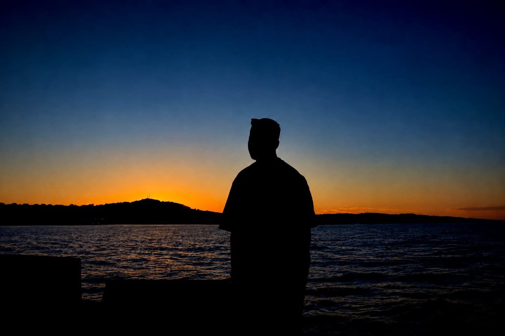 Abu Bakkar Siddik at sunset
